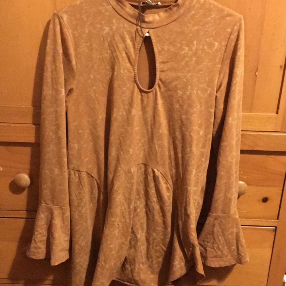 Boho Distressed Top
